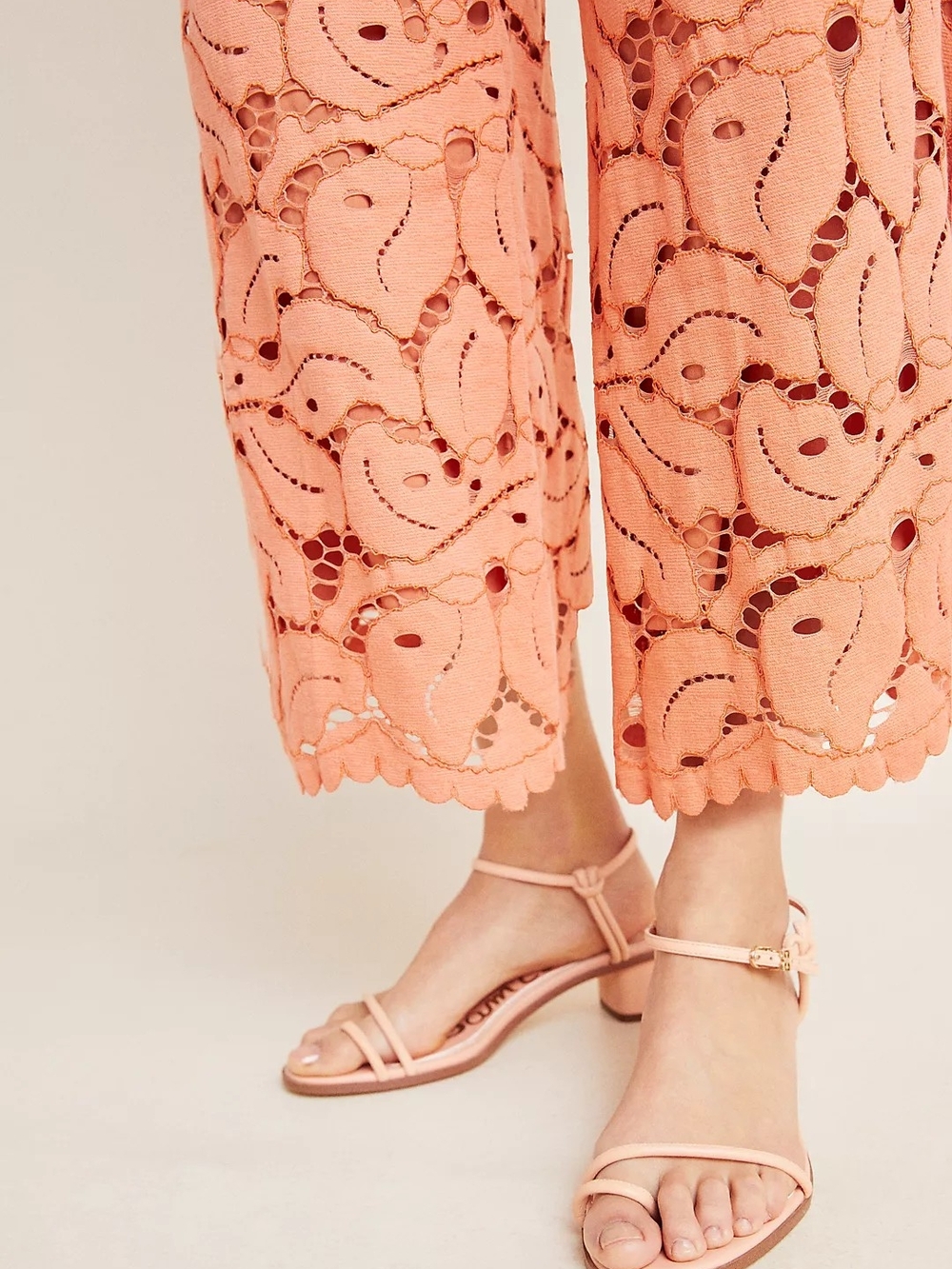 Anthropologie Dolly Lace Trousers Size 10 - Picture 2 of 16